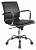 Кресло руководителя Бюрократ CH-993-Low/Black низкая спинка черный искусственная кожа крестовина хром